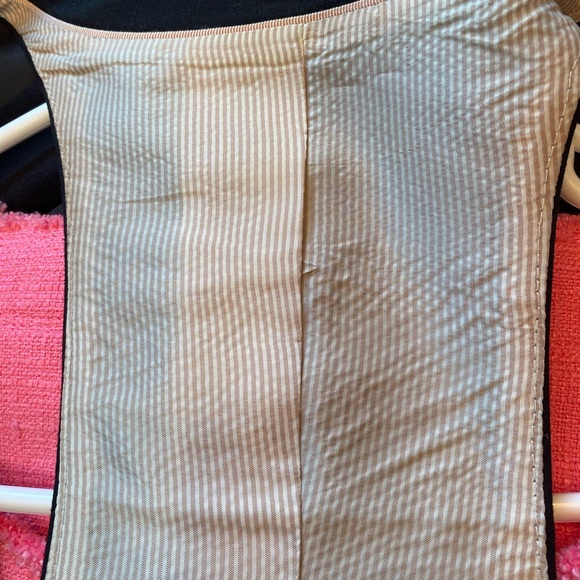 No Label-Vintage Black Front Button Fashion Vest - Picture 15 of 16